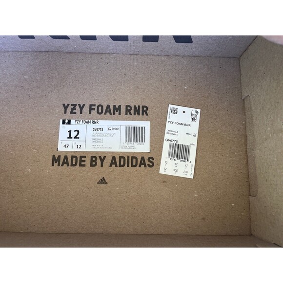 Adidas Yeezy Foam RNR Runner “Sulfur” Men’s Size 12 GV6775 main image 10